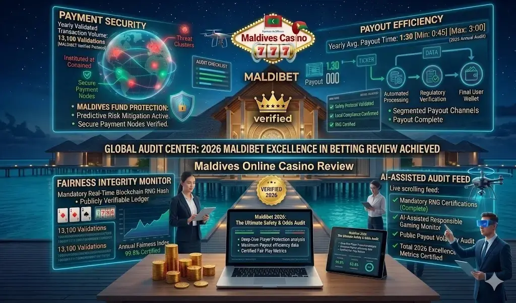 High-quality live dealer streaming in the Maldives