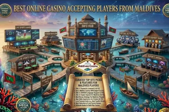 Best Online Casino accepting players from Maldives